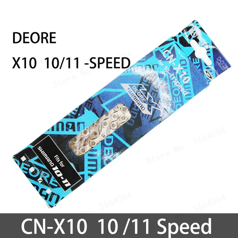 Новый DEORE X10 10 скоростей 11 цепь 116л быстроразъемные звенья 10/11 свободного хода MTB