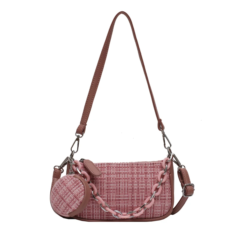 

Women Crossbody Bags Luxury Quality Shoulder Messenger Bag Female Chain Handbags and Purses Lady Travel Armpit Bag