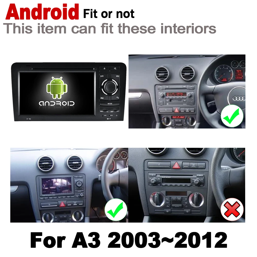 Автомобильный DVD GPS Navi карта HD IPS DSP стерео Android 8 0 для Audi A3 8P S3 2003 ~ 2012 MMI