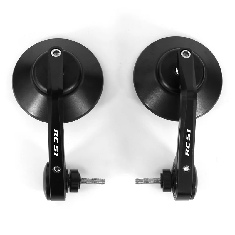 

Fit For Honda VTR 1000 RC51 2000 2001 2002 2003 2004 2005 2006 Cafe Racer Rear View Mirror Handle Bar End Side Rearview Mirrors