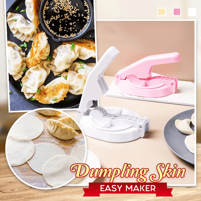 

Dumpling Skin Easy Maker Manual Dumpling Wrapper Maker Wonton Dough Presser Dumpling Press Mold Ravioli Making Tool SER88