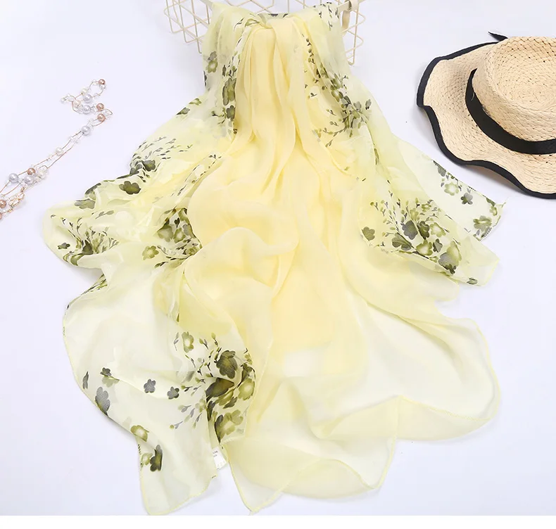 

Scarf Spring and Autumn Scarf Women's Wild 2021 New Scarf Women's Fashion White