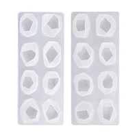 diy gem silicone mold ore irregular geometric section crystal ore epoxy resin mold ornaments making diy crafts silicone mould