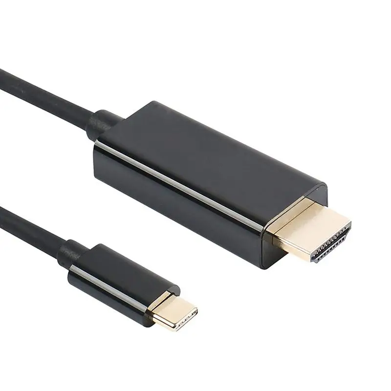 Тип USB C(Thunderbolt 3) к HDMI в формате 4K UHD 1 8 м кабель 3 (USB-C) адаптеру со штыревыми