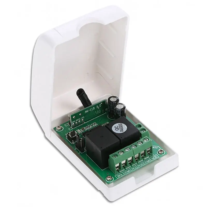 Беспроводной пульт дистанционного управления и DC 12V 2CH RF 433Mhz Rleay приемник модуль