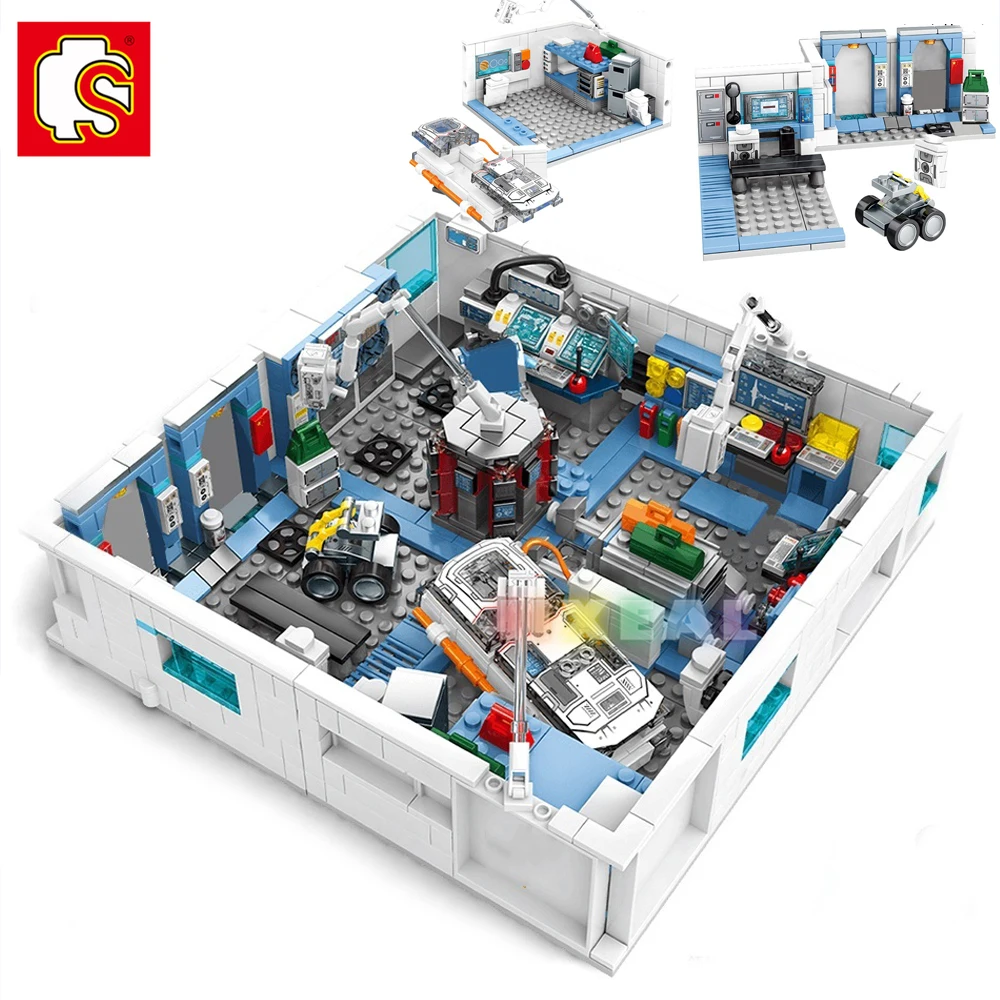 Конструктор городская космическая станция Классические строительные блоки