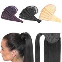 wig caps ponytail extension base hair accessories 5pcs large lace base hair net for making pony tail hair bun weaving net
