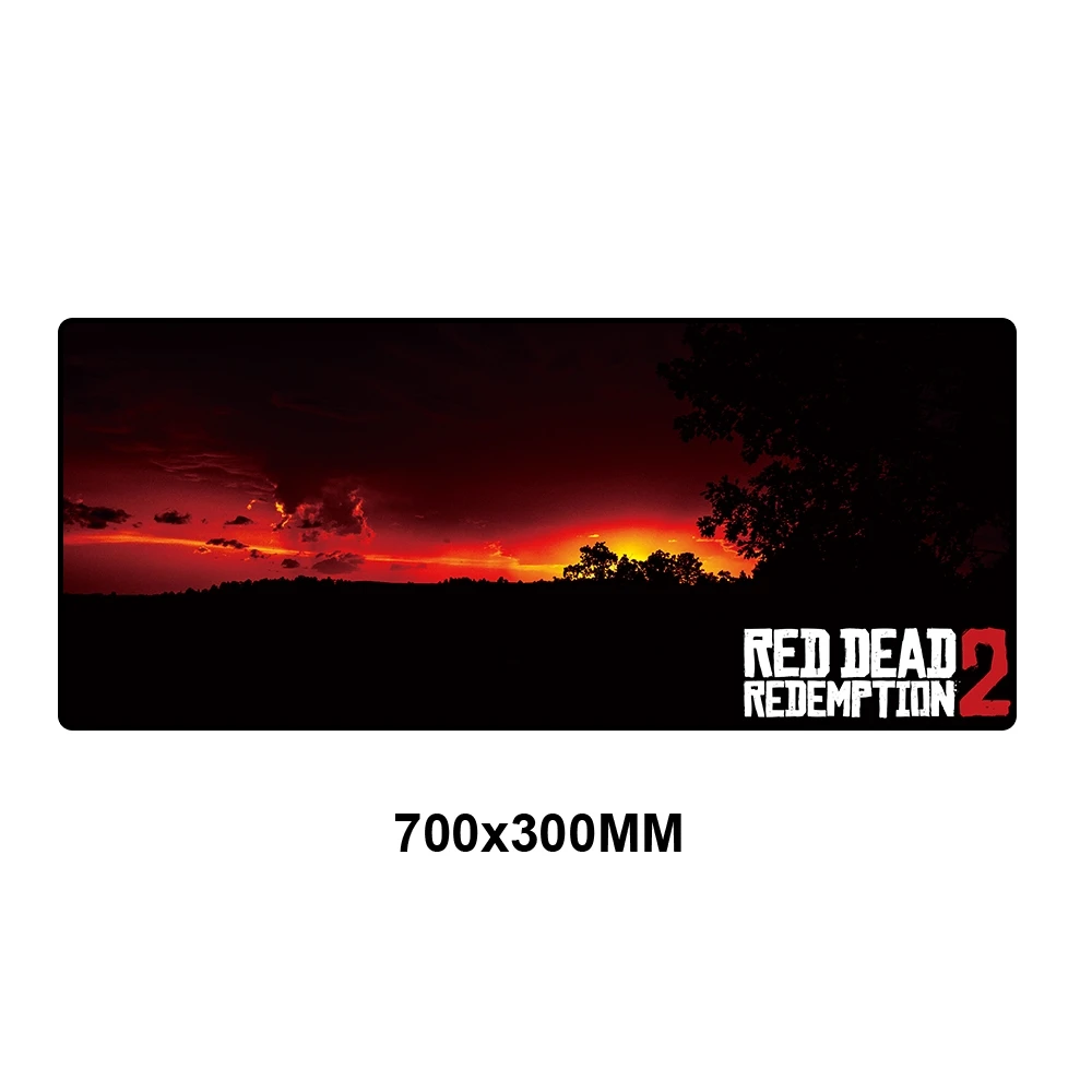 Красный Dead Redemption 2 коврик для мыши игровой коврик для мыши большой компьютерный коврик для мыши геймерский ноутбук HD принт офисная мышь игровые коврики для CSGO - Цвет: JS2-013
