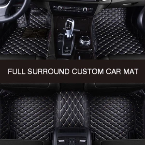 HLFNTF Full surround custom car floor mat For FORD Mustang Ⅵ 2015-2018 car parts car accessories Automotive interior