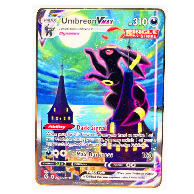 27 стилей Покемон металлический V GX EX галарийские игрушки Umbreon Tapu Bulu хобби