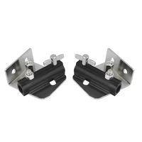 2 pieces metal snare drum strap holder support mounting fixing screws diy silver