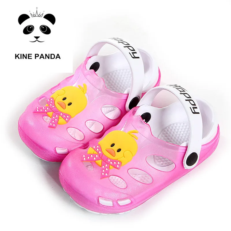 Детская обувь KINE PANDA для девочек и мальчиков летние пляжные домашние тапочки