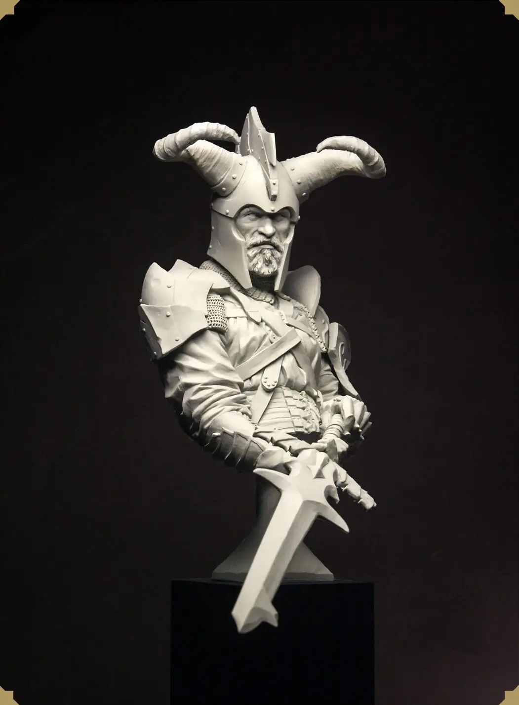 Modelo de busto GK de resina 1/9, kit sin montar y sin pintar-2