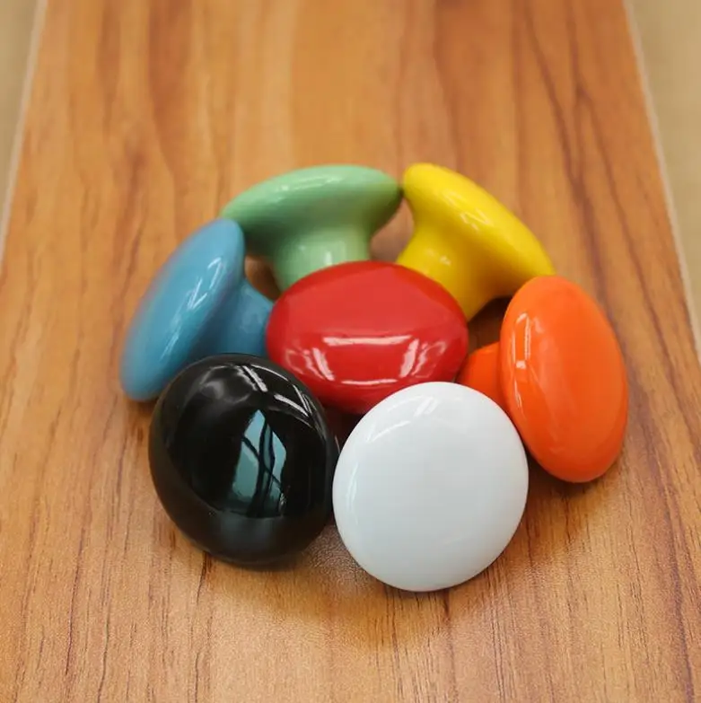 Керамическая ручка LCH керамическая карамельного цвета 32 мм 38 шкафа двери