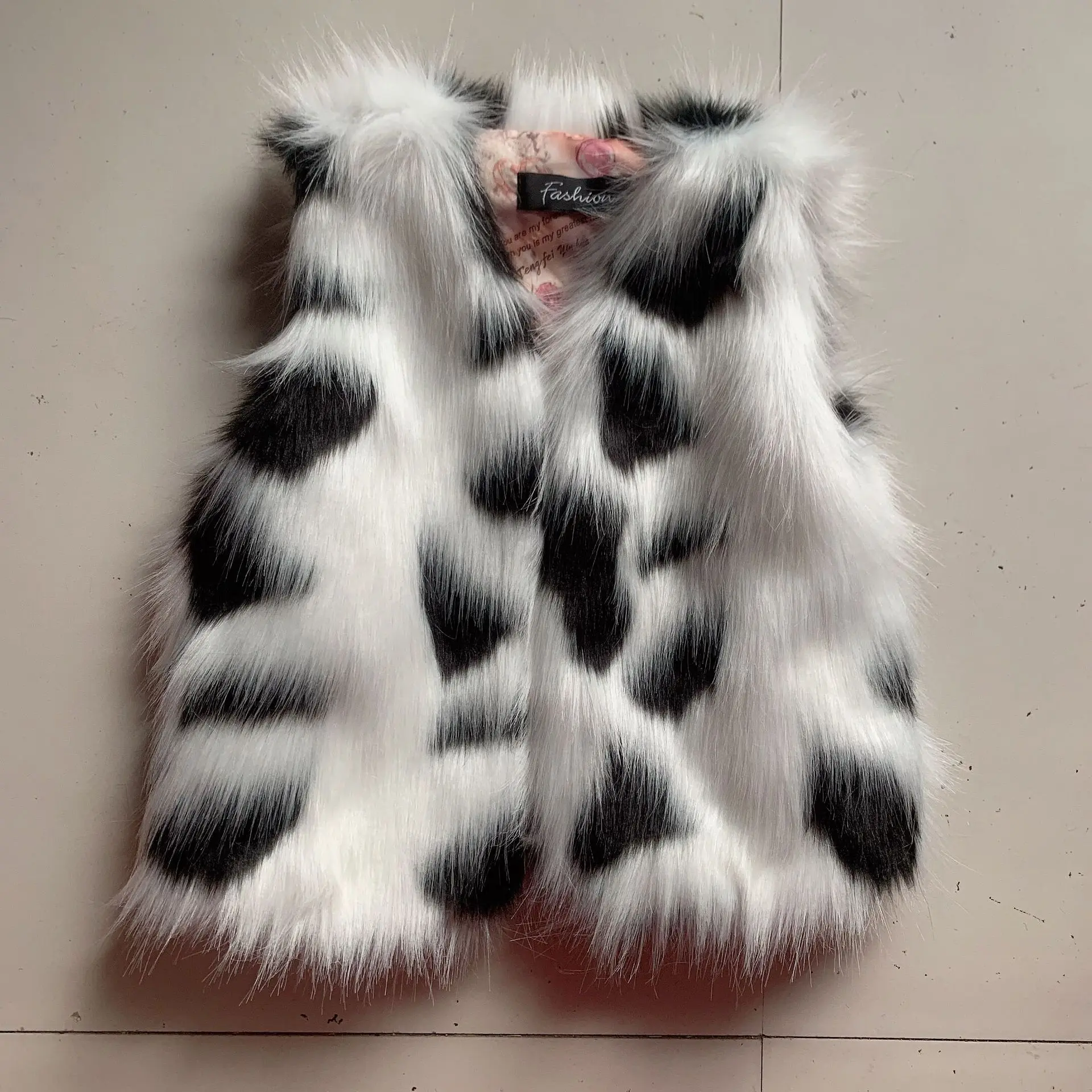 Baby Girls Faux Fur Vest Autumn Winter Children Waistcoat Colorful Kids Warm Sleeveless Jacket For Girl Outerwear TZ276 |