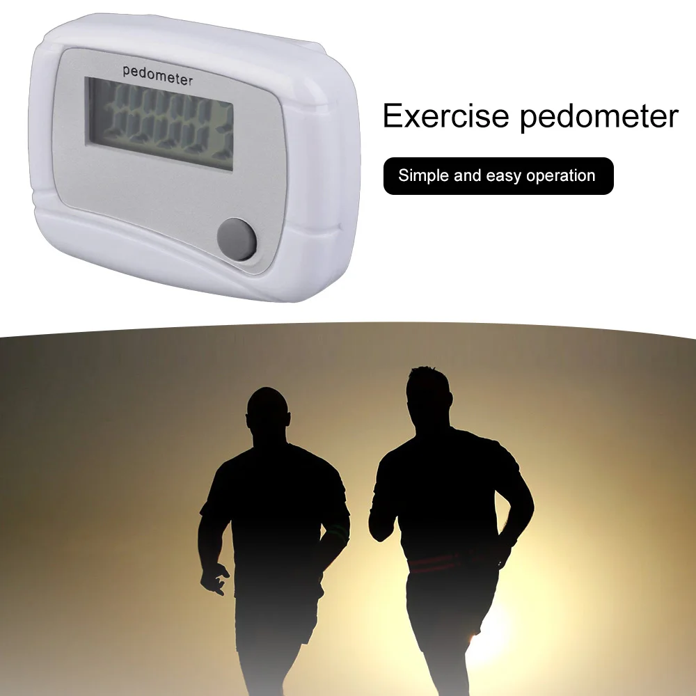 

Mini Step Pedometer Portable Digital LCD Running Walking Distance Counter For Loss Weigth Finess Sport Adult Kids