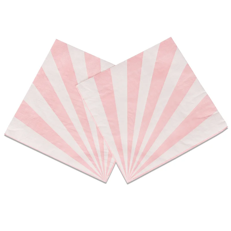 N napkin 20pcs Slsgzx розовое Бумага салфетка с цветами для праздников и салфетки из ткани для вечеринок декупаж 33 см* 33 см 20 шт./упак./лот - Цвет: N napkin 20pcs