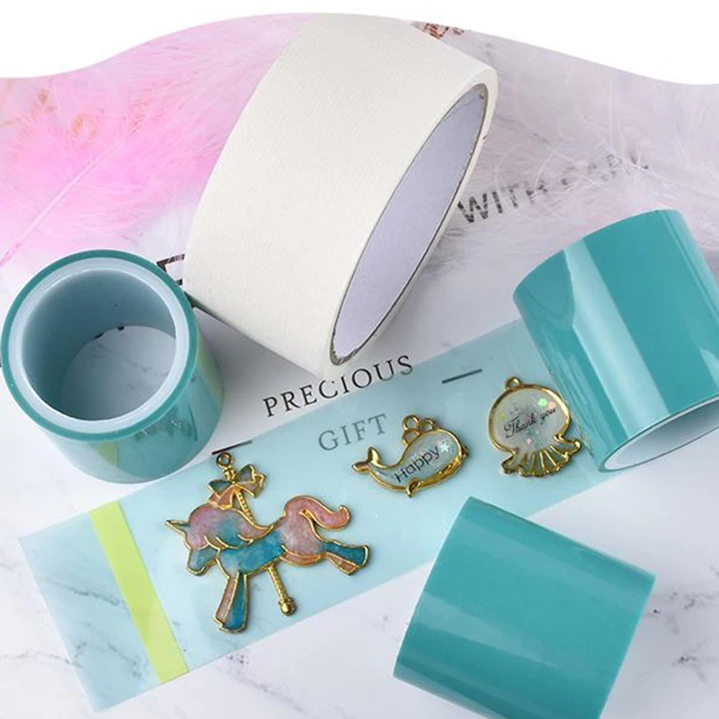 

5m/roll Traceless Tape Seamless Paper Tape For DIY Hollow Open Metal Frame Bezel Setting UV Epoxy Resin Mold Jewelry Making Tool