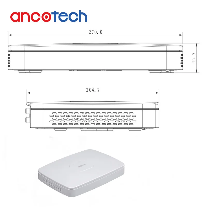 

Dahua NVR 8 Channel Smart 1U 8PoE 4K&H.265 Lite Network Video Recorder NVR4108-8P-4KS2
