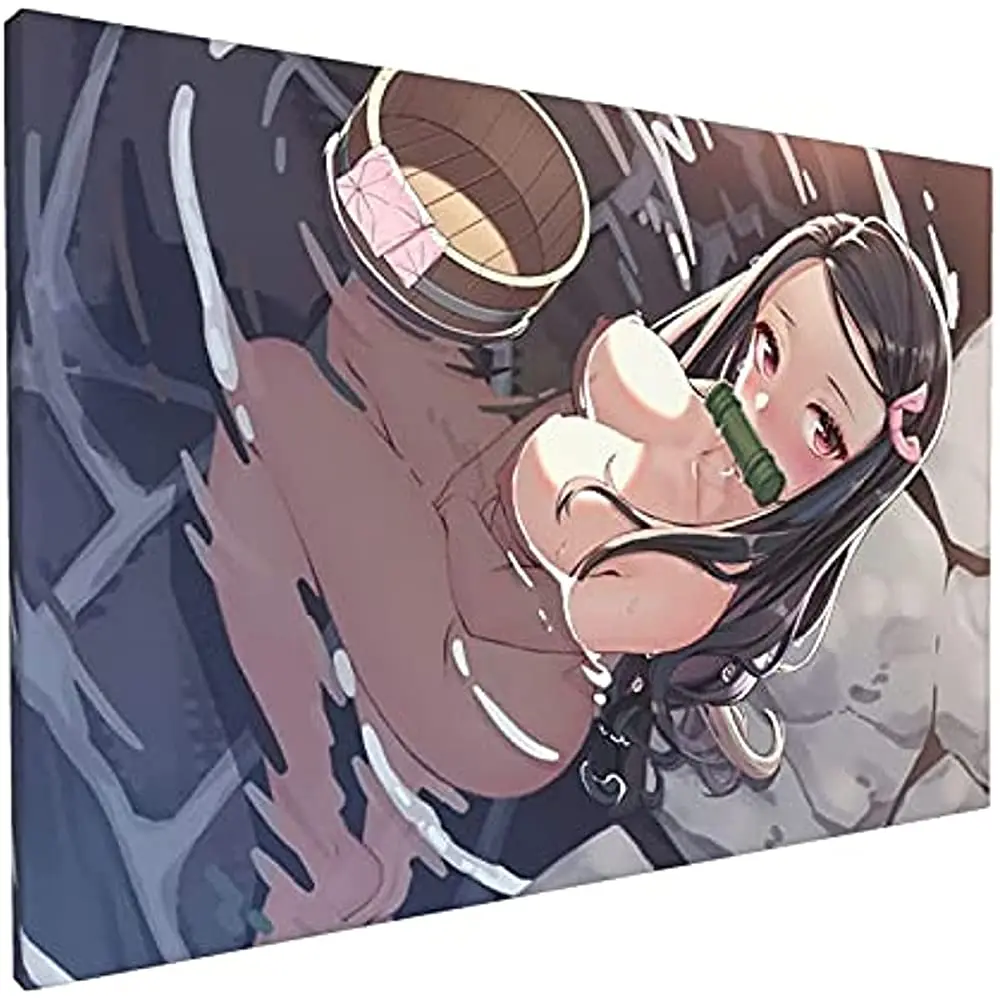 

Deldet Anime Demon Slayer Sexy Babes Girl Kamado Nezuko 13 3d Painting Poster Canvas Wall Art Tastel Decor Easy To Hang