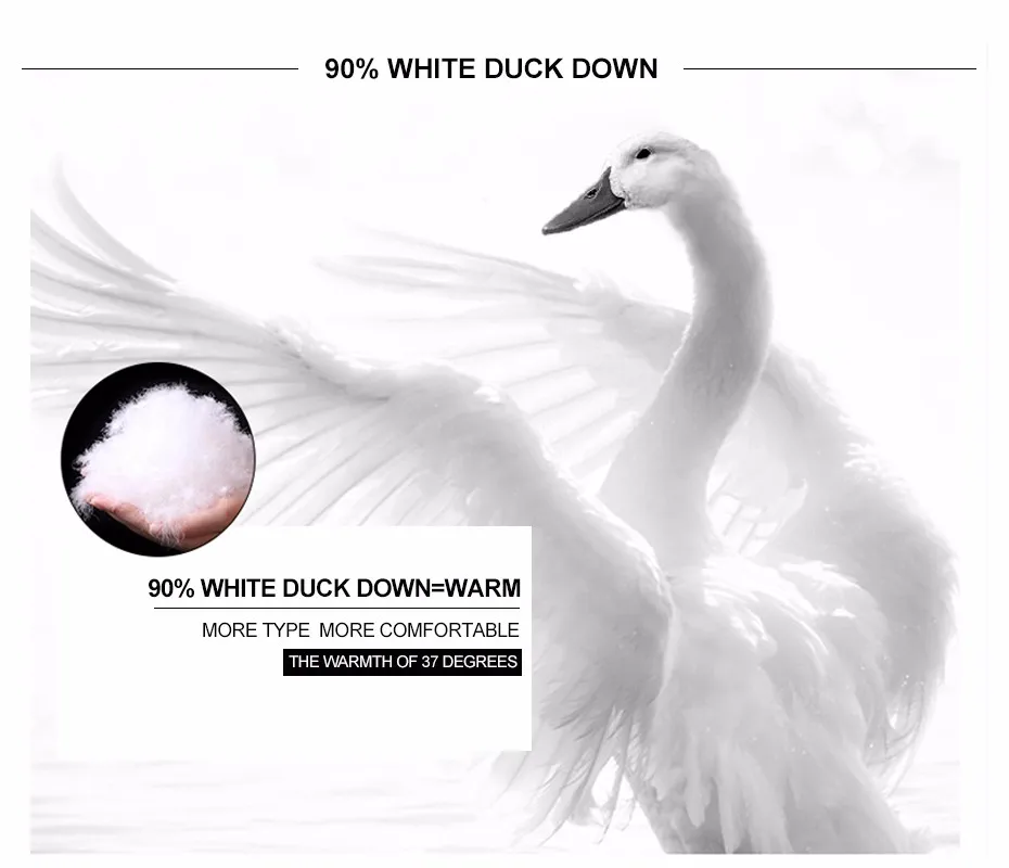 Down jacket men Winter New Down Jacket Fashion Casual Hooded Thick Warm White Duck Down Long Jacket male Large Size 6xl