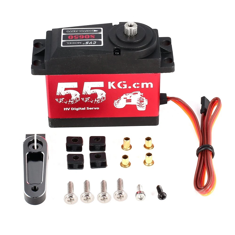 CYS S0650 большой крутящий момент 6 0 7 4 V 55 кг HV металлические Шестерни цифровой