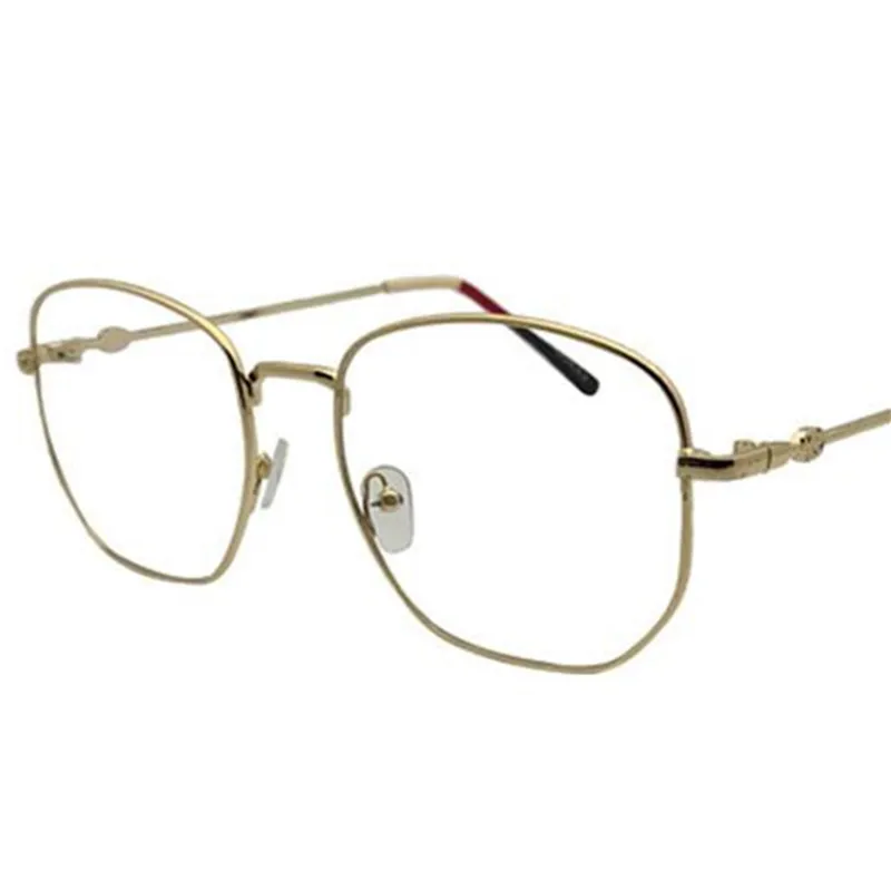 

Fashion Anti-Blue Glasses Retro Clear Lens Glasseses Alloy Oversize Frame Eyewear Myopia Frames