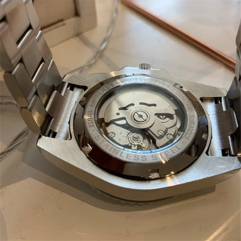 

2020 PAGANI Design Men Watch Automati Watch Luxury Brand Men Stainless Steel Waterproof Sport Mechanical Wristwatch reloj hombre