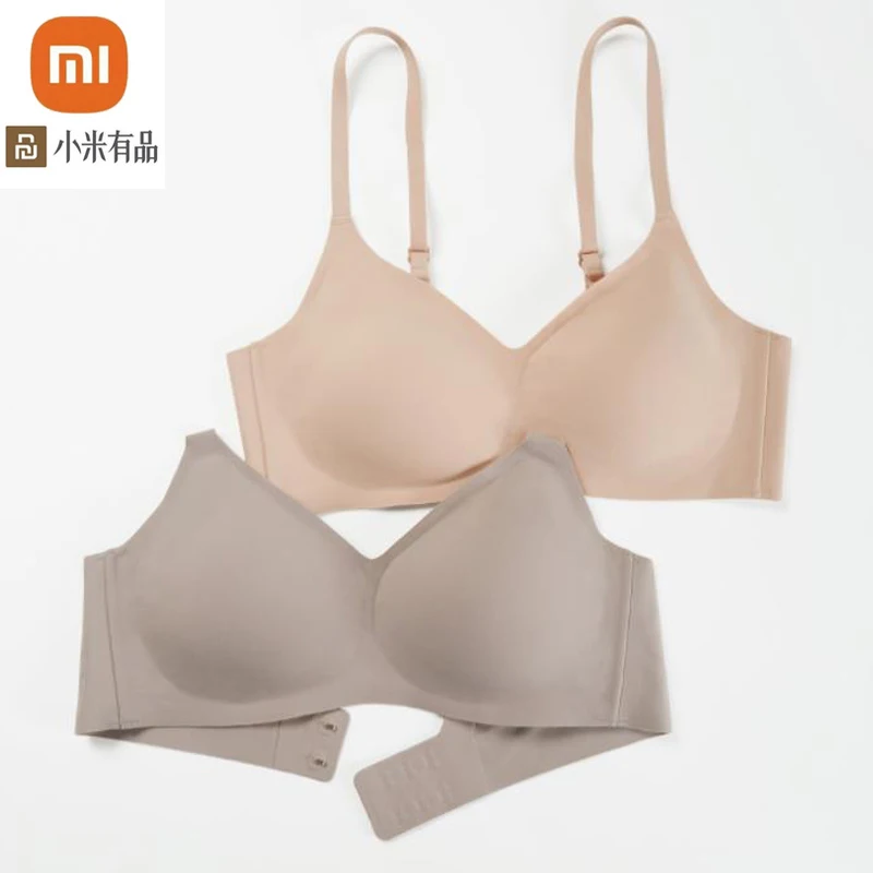 

Женское нижнее белье xiaomi youpin, без стального кольца, полусекционный латексный хлопковый бюстгальтер, сексуальное нижнее белье, приятный для ...