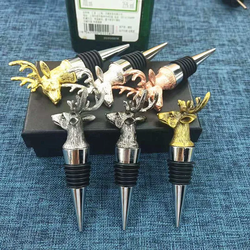 Интересная полярная мини-пробка для бутылки с оленем 6 цветов | Дом и сад