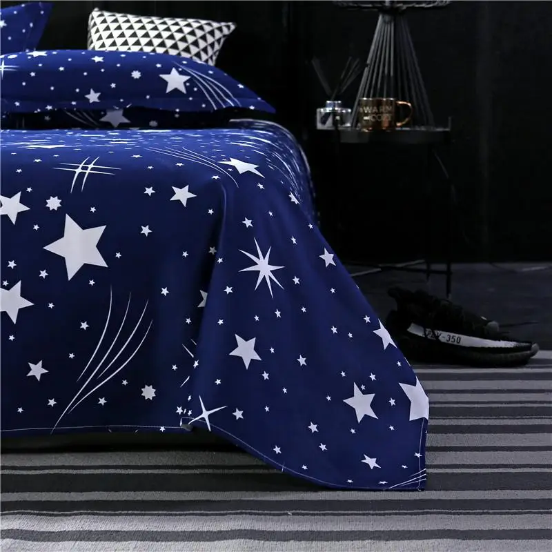 

Blue star Bedding Sets Duvet Cover cartoon boys Bed Sheets Pillowcases twin queen king quilt Comforter cover kids bedclothes