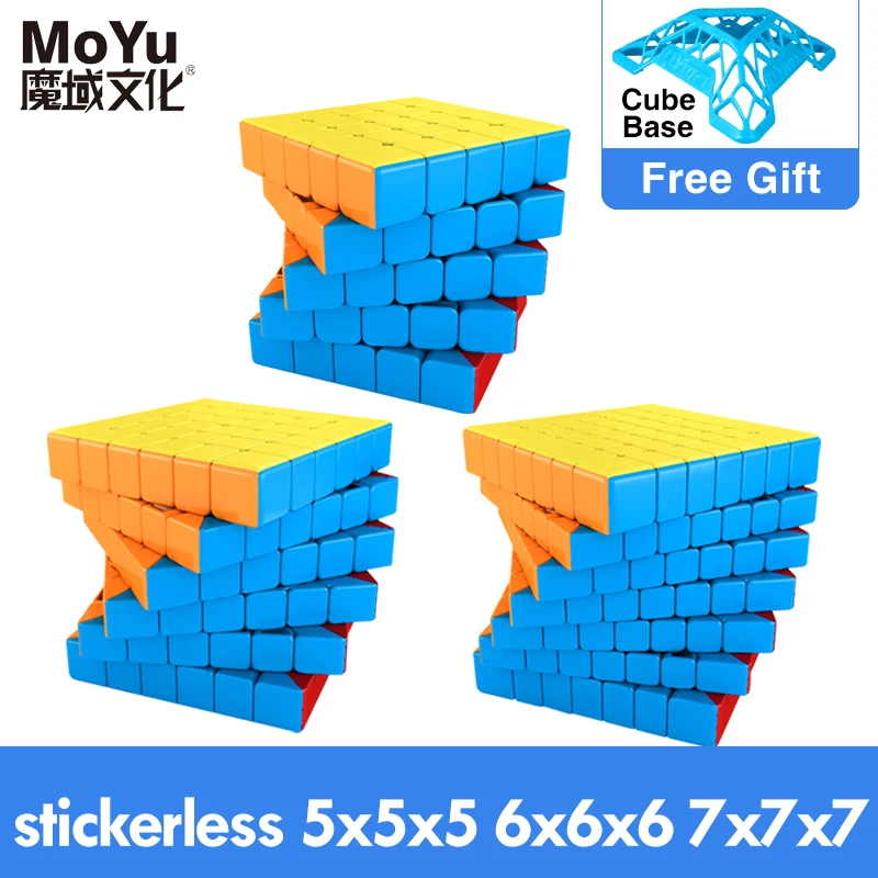 MOYU-cubo m&aacute;gico magn&eacute;tico de velocidad 7x7 9x9 8x8, cubo profesional Weilong Wr M Meilong GTS 3m, Kit de 6x6, cubo para ni&ntilde;os, juguetes, rompecabezas para ni&ntilde;os-5
