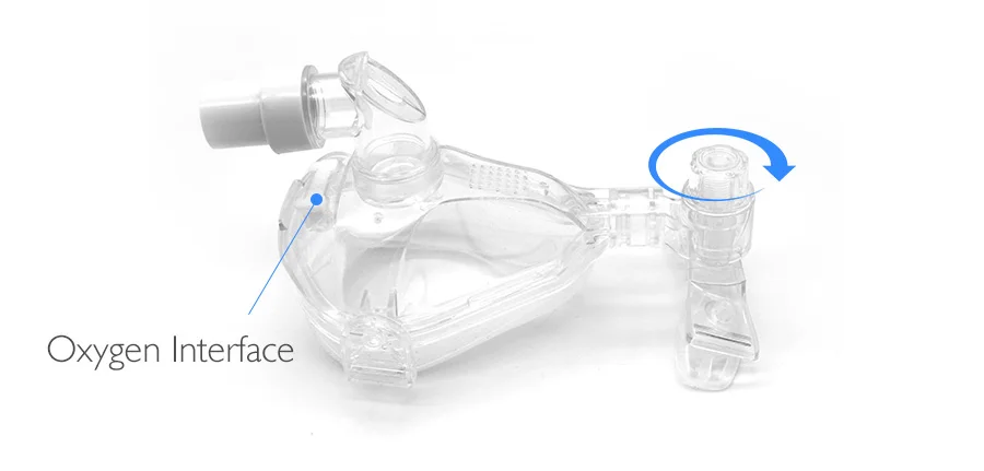Idunmed CPAP полная маска для лица с лбом Регулируемый Ремешок Зажимы для рта носа апноэ сна против храпа лечение решение