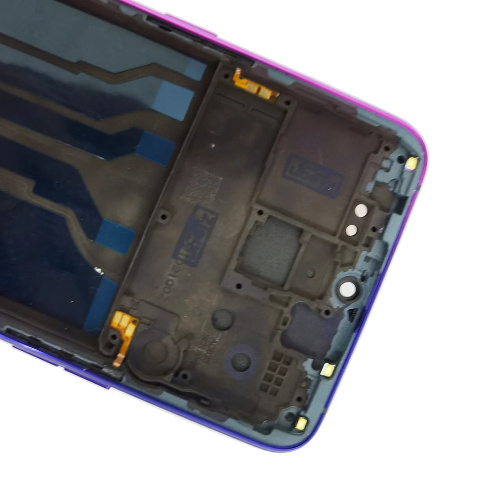 Pantalla LCD OLED de 6,4 pulgadas para OPPO R17, CPH1879, PBEM00, panel t&aacute;ctil, sensor de digitalizador con montaje de marco de repuesto-3