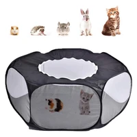 hot pet playpen portable open indoor outdoor small animal tent with zippered cover yard game fence pet supplies