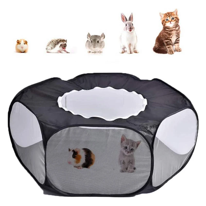Caçoa a Barraca Portátil do Animal de Estimação com Capa com Zíper o Animal de Estimação Quente Pequena Exterior Interna Aberta Portátil d com Capa Zíper
