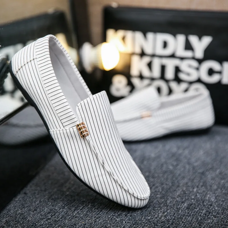 Spring Summer Mens Loafers Plus Size Lightweight Comfortable Flat Casual Shoes Men Breathable Slip on Soft Leather Driving | Обувь