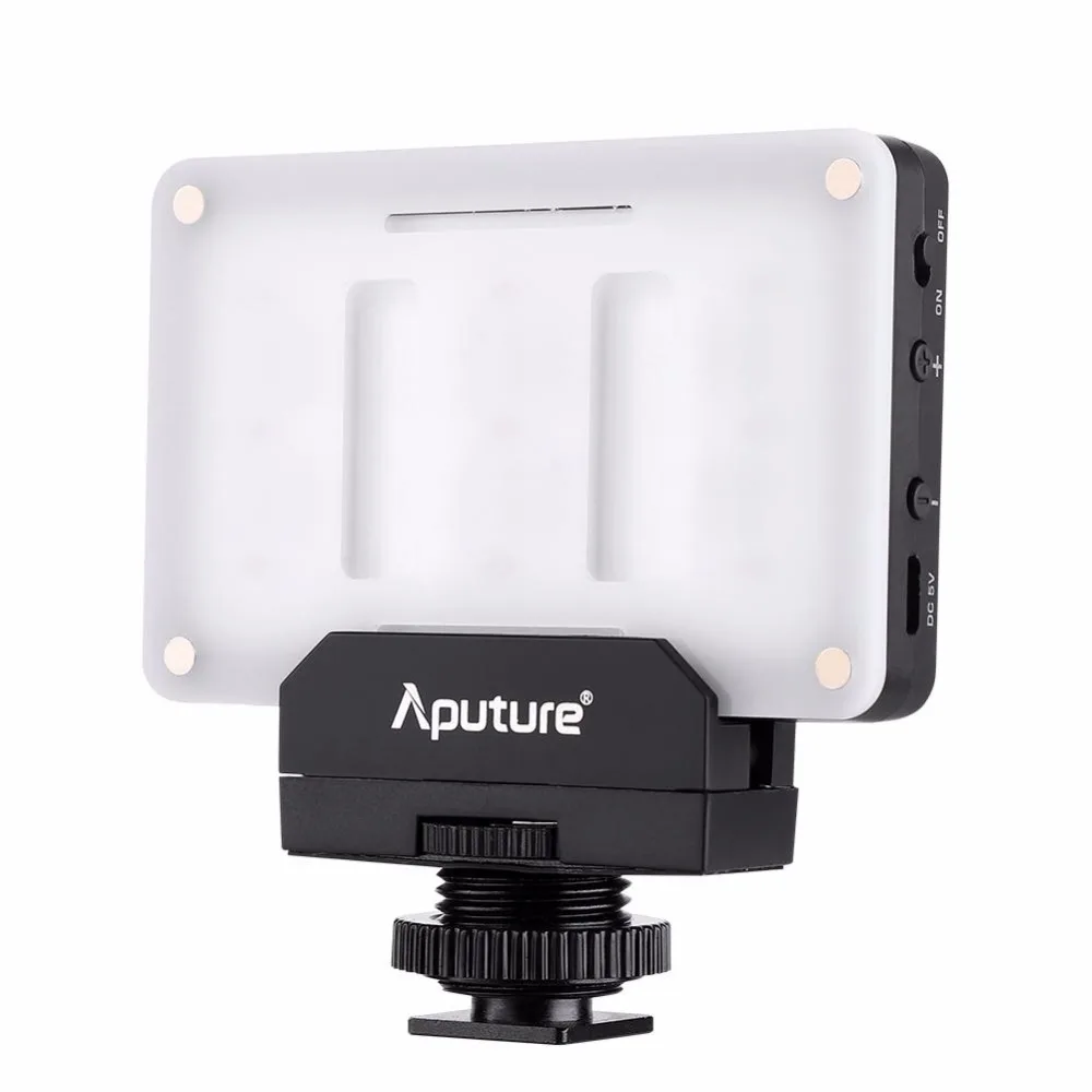 

Aputure AL-M9 Pocket Mini LED Video Light on Camera CRI/TLCI 95 Ultra-Thin Lightweight 9 Steps Adjustable Brightness Pint-Sized