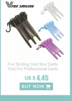 Fox Smiling 100 шт./компл. электронный Дротика s наконечник 2BA/6 мм паз с фокусным расстоянием 25 мм мягкий наконечник Дротика с Чехол посылка