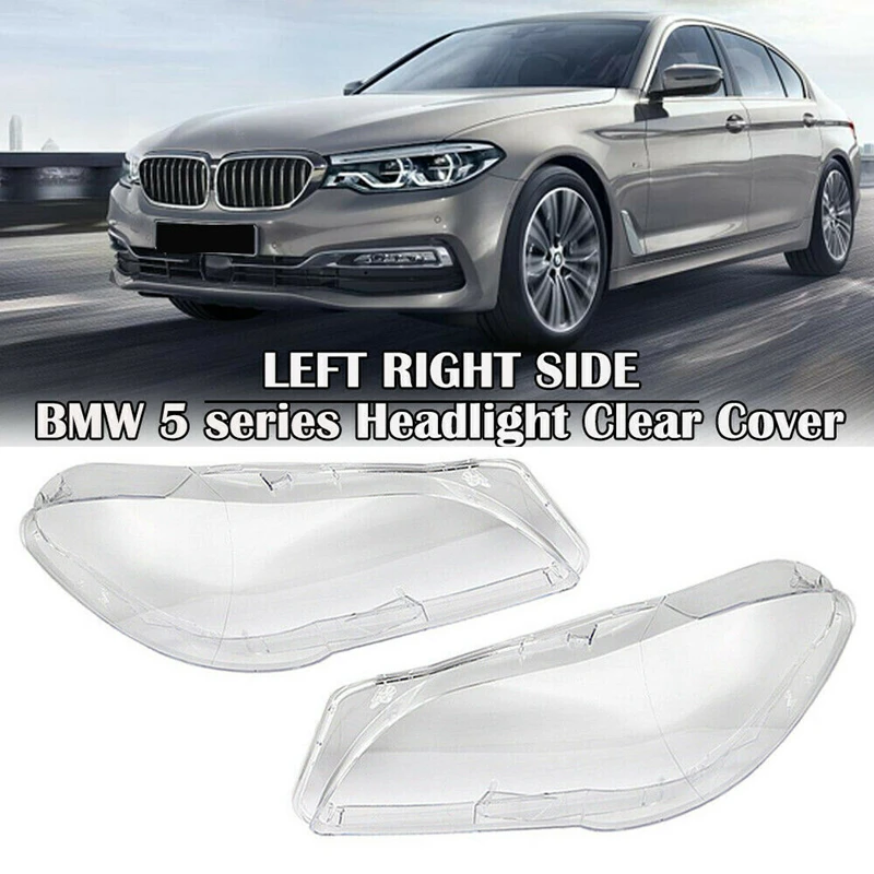 Аксессуары для автомобиля крышка объектива фары подходит 2011 2016 BMW 5 серии F10 LCI F11 F18