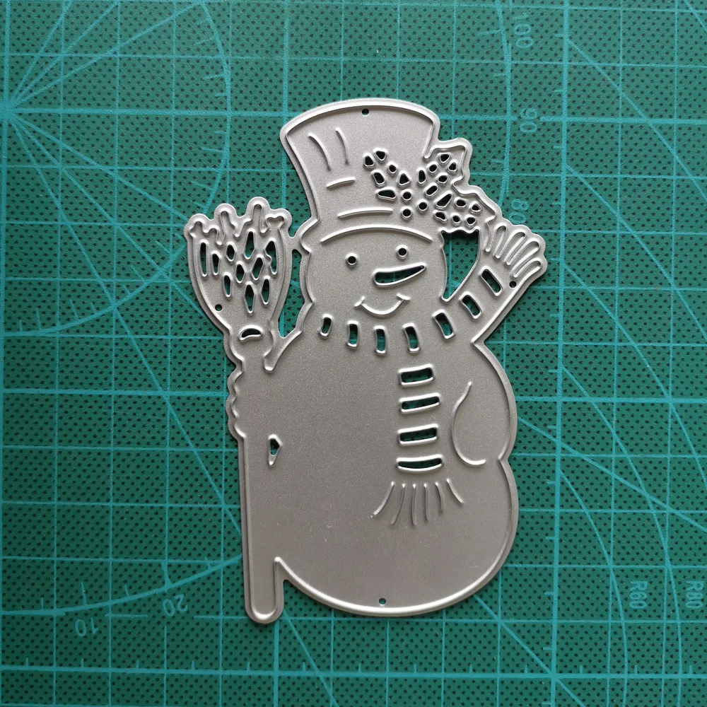 Детская метла для снеговика Рождественская штамповка металлическая вырубка