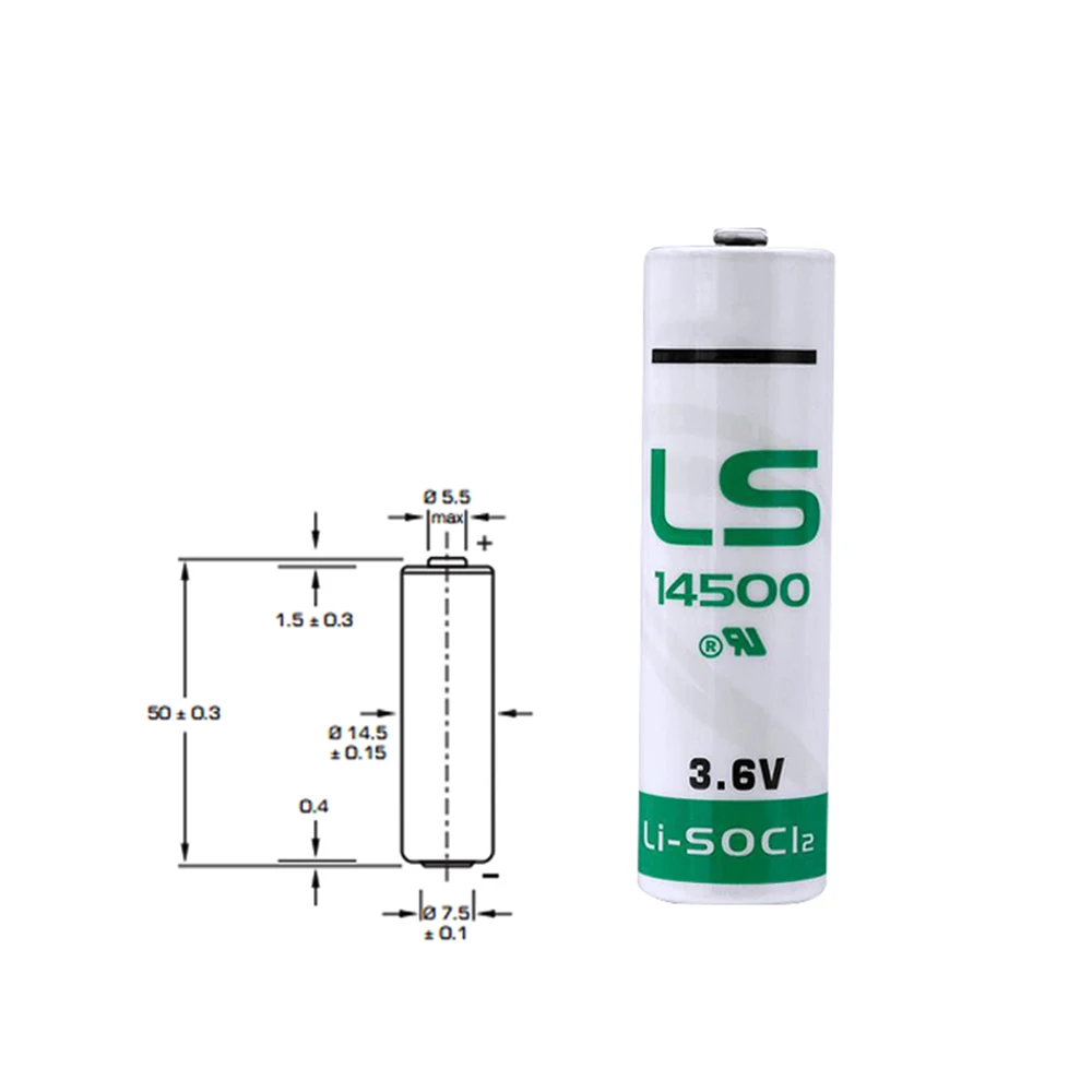 Счетчик воды LS14500 10 шт. счетчик электроэнергии в реальном времени часовая батарея