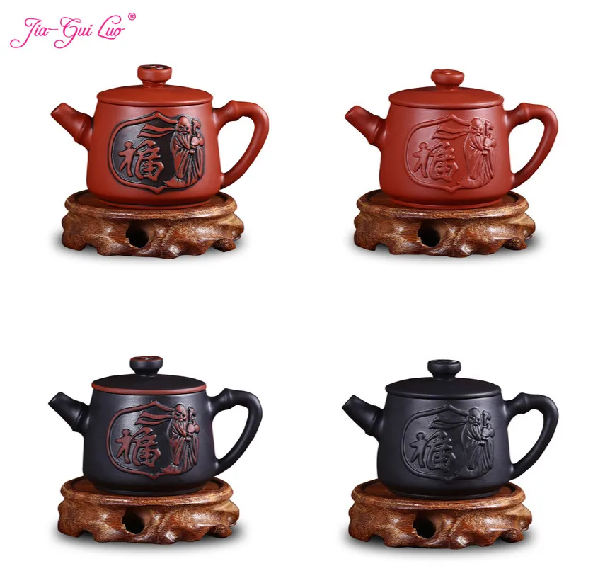 

Чайный сервиз из фиолетовой глины H018, традиционный китайский чайный сервиз из фиолетовой глины, 120 мл, портативный дорожный чайный сервиз