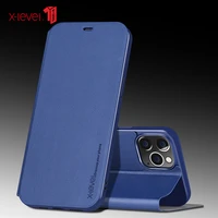 ultra thin slim case for apple iphone 13 12 11 pro mini flip leather tpu book cover for iphone 13 12 mini silicone phone case