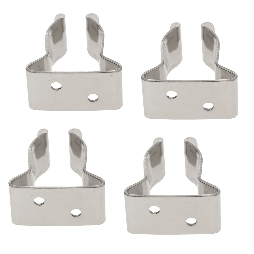 

Set Of 4 Universal Boat Hook Clip Boat Hook Mount Boat Hook Mount Spring Clip, Made Of Stainless Steel