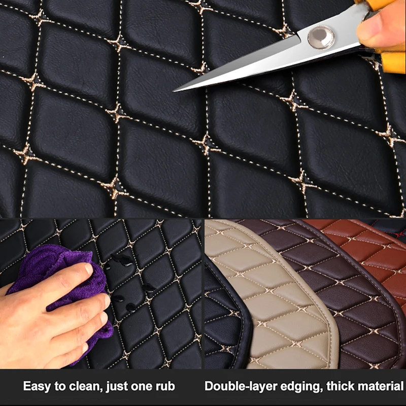 

kokololee Custom leather Car Trunk Mats for BMW X3 2018 2019 2020 2021 years auto accessories car cargo liner