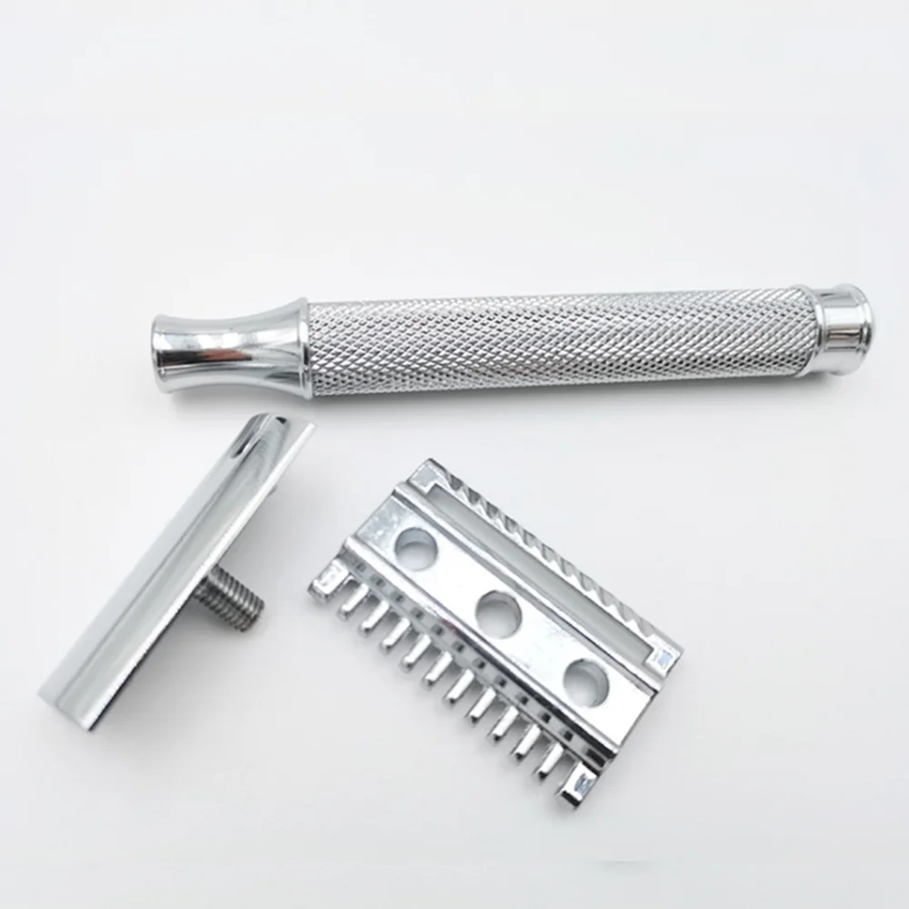 Lemonwald Для мужчин бритва открываются и закрываются гребень Double Edge Безопасность