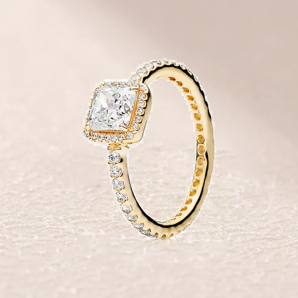 

150188CZ 14CT GOLD TIMELESS ELEGANCE RING