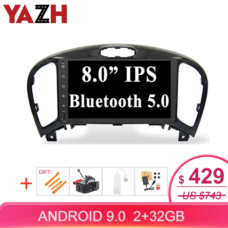 Автомагнитола YAZH 2 din android для nissan juke 2011 2012 2013 2014 2015 2016 2017|Автомагнитолы| |