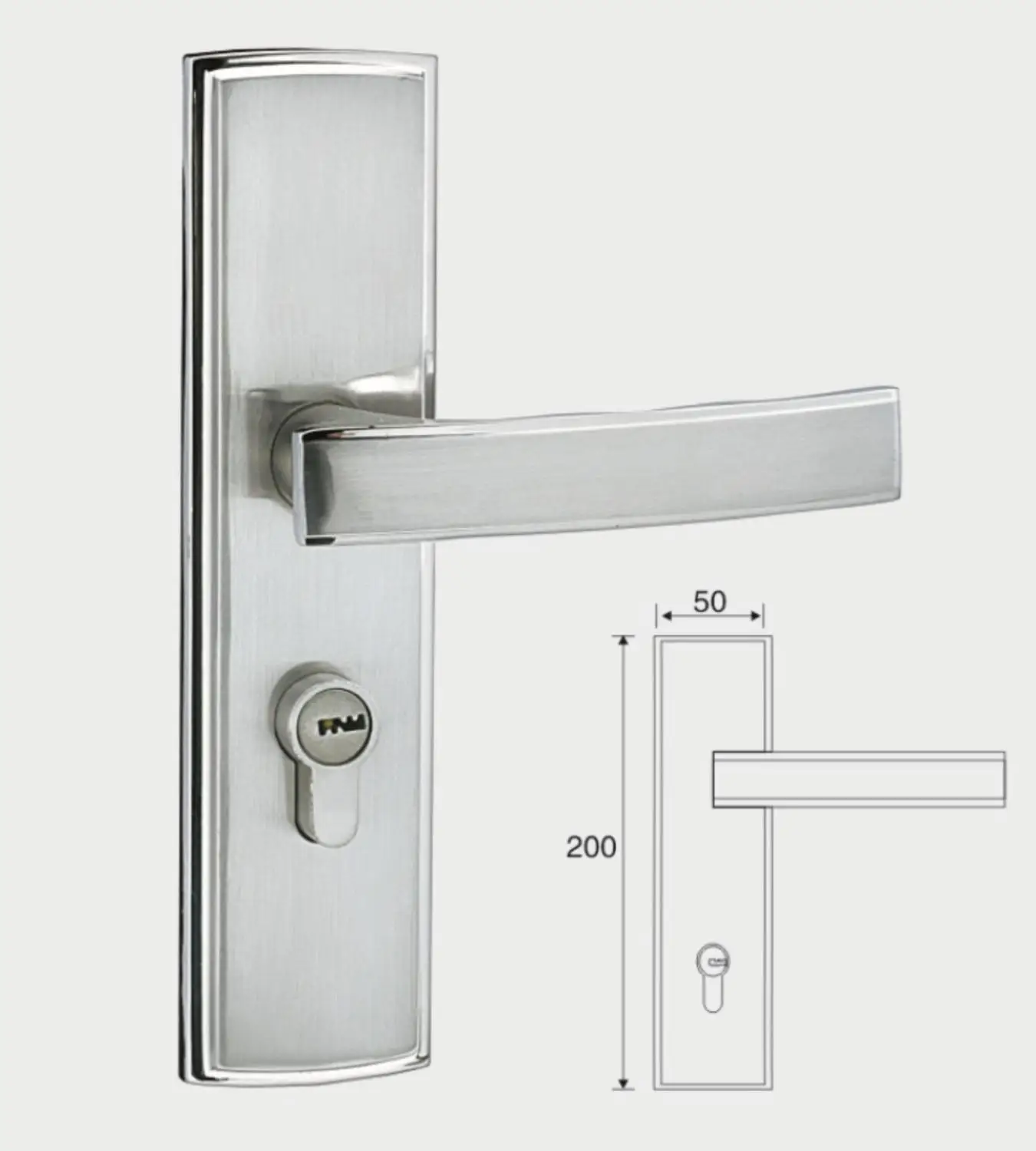 

Deadbolt Latch Door Locks Indoor Handle Lever Lockset Durable Hardware Home Security Bedroom Front Back Lock kit